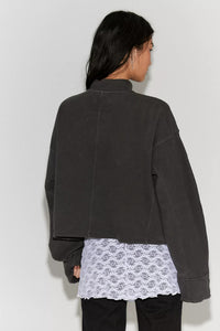 Celeste Quarter Zip in Black