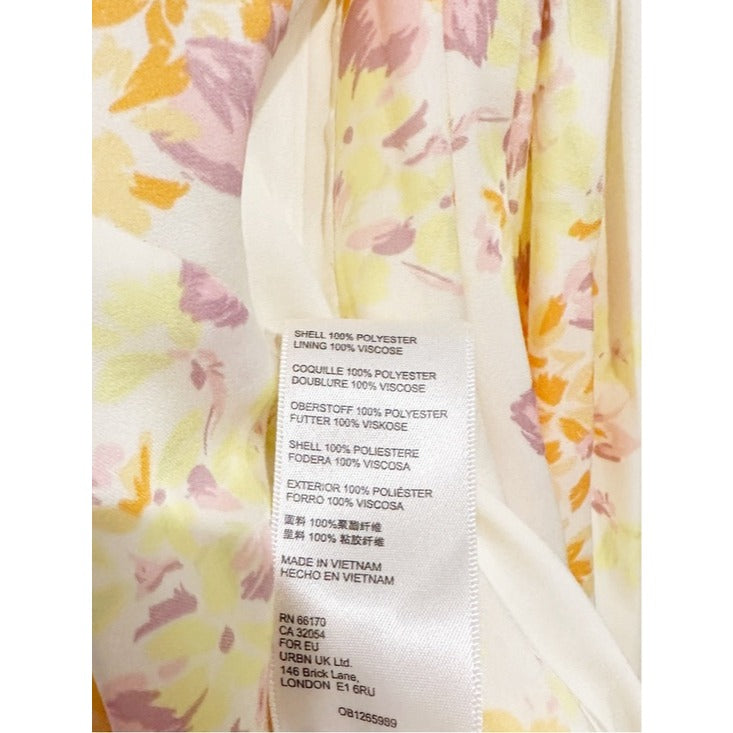 Laura Printed Midi Dress in Tea Combo - Small