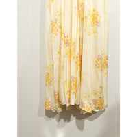 Laura Printed Midi Dress in Tea Combo - Small