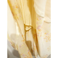Laura Printed Midi Dress in Tea Combo - Small