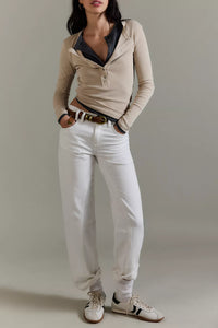 Jamie Henley in Khaki