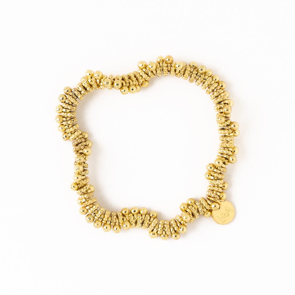 Kate Round And Flat Beads Bracelet
