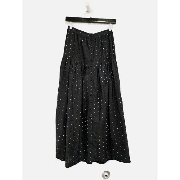 The Boating Skirt in Black Polka Dot - 0