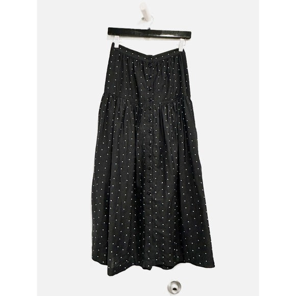 The Boating Skirt in Black Polka Dot - 0