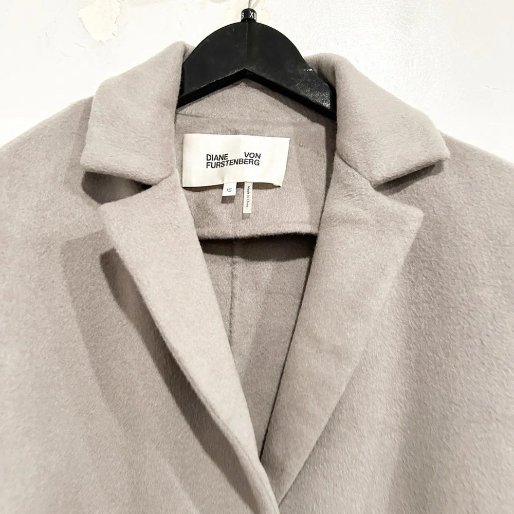 Gray Nene Wool Trench Coat - XS