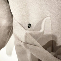 Gray Nene Wool Trench Coat - XS