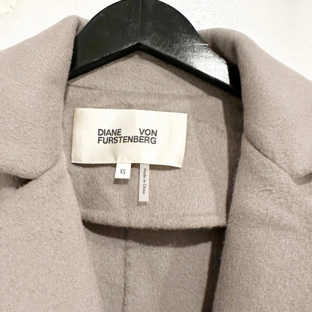Gray Nene Wool Trench Coat - XS