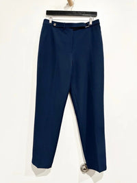 Slim Tailored Trouser in Navy - 3/US 8