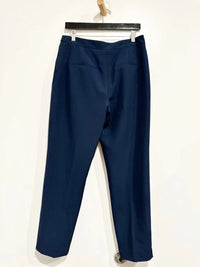 Slim Tailored Trouser in Navy - 3/US 8