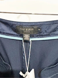 Slim Tailored Trouser in Navy - 3/US 8