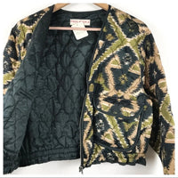Peggy Quilted Jacket in Black Combo - Medium