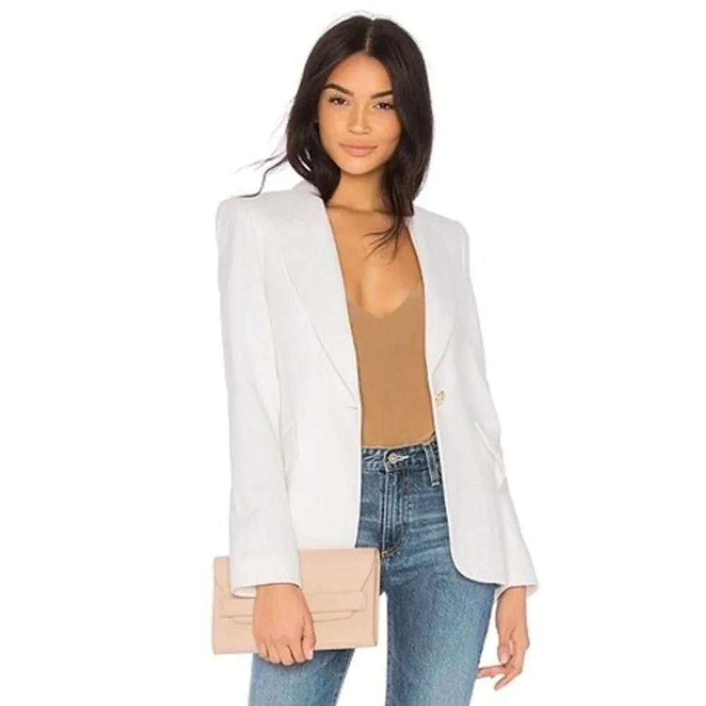 Chamberlain Blazer in White - 8