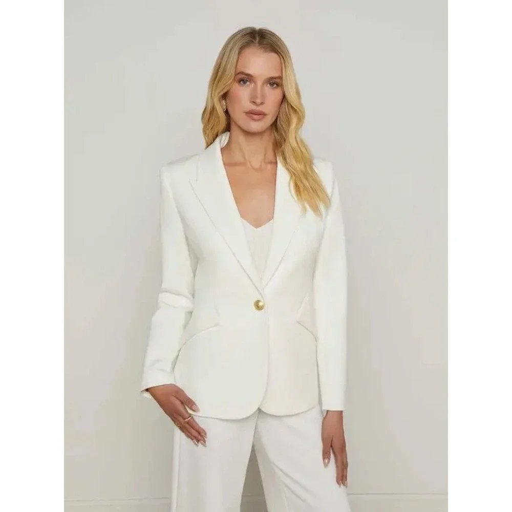 Chamberlain Blazer in White - 8