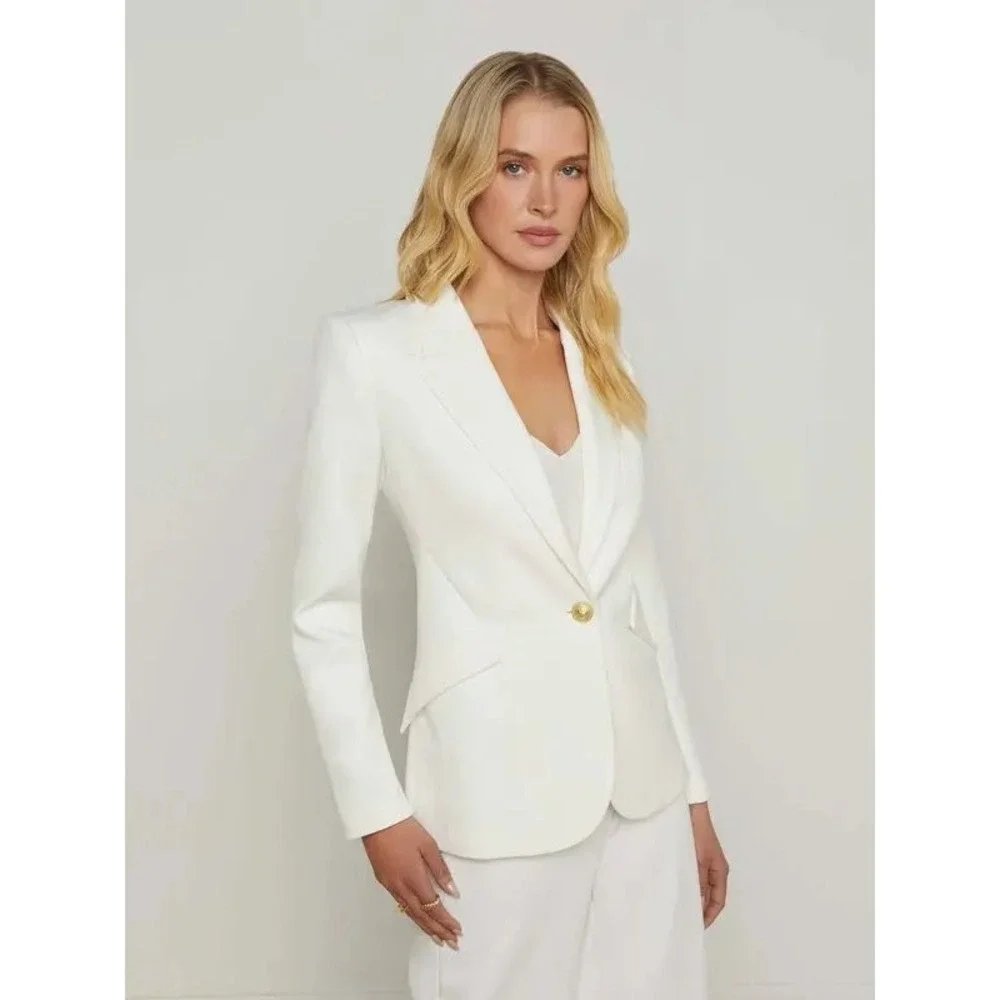 Chamberlain Blazer in White - 8