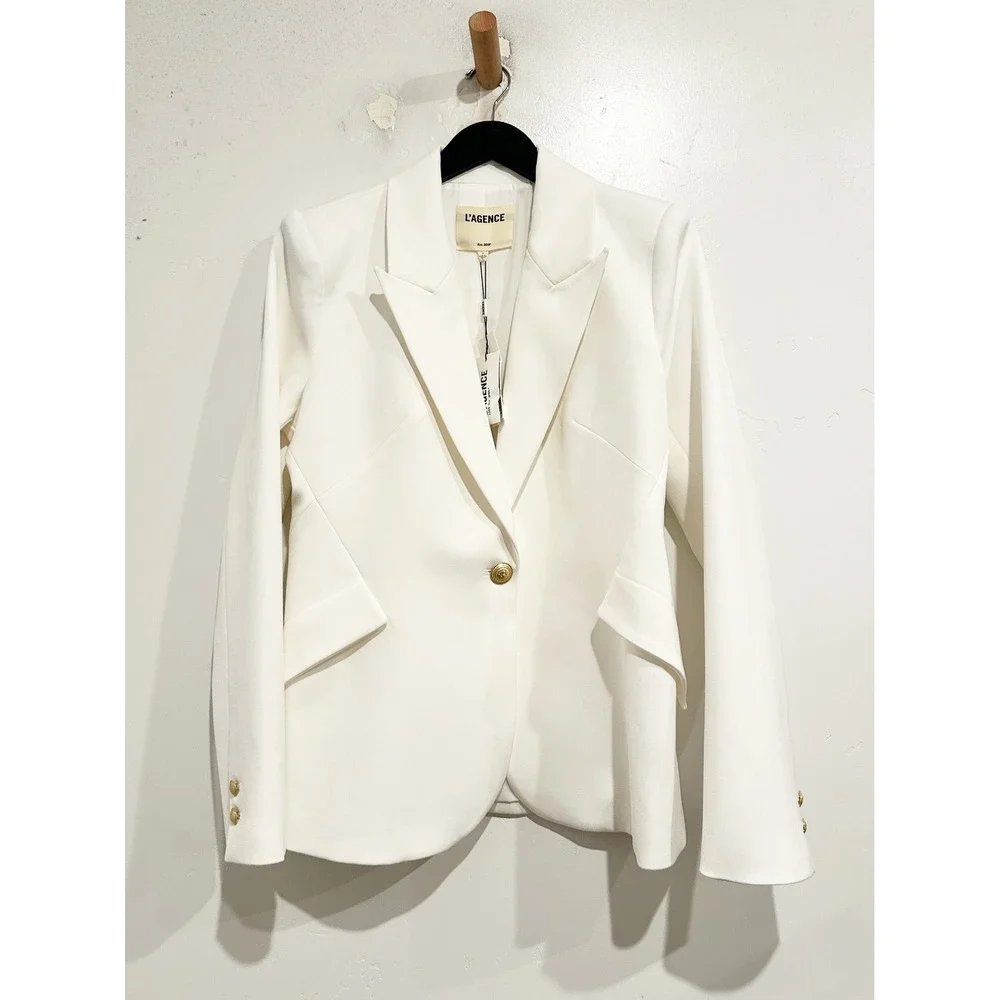 Chamberlain Blazer in White - 8