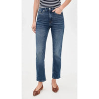 Good Icon Straight Ankle Jeans in Indigo - 28