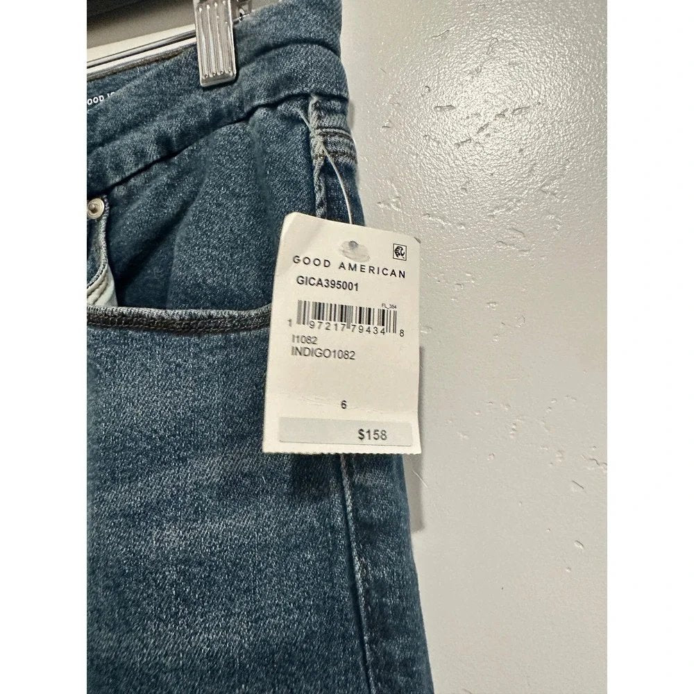 Good Icon Straight Ankle Jeans in Indigo - 28