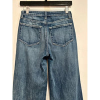 Nolan High Rise Patch Pocket Wide Leg Jeans - 24
