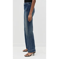 Nolan High Rise Patch Pocket Wide Leg Jeans - 24