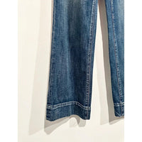 Nolan High Rise Patch Pocket Wide Leg Jeans - 24