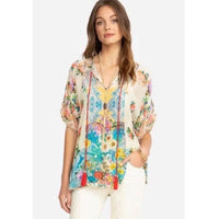 Kibo Floral Tunic Top - Small
