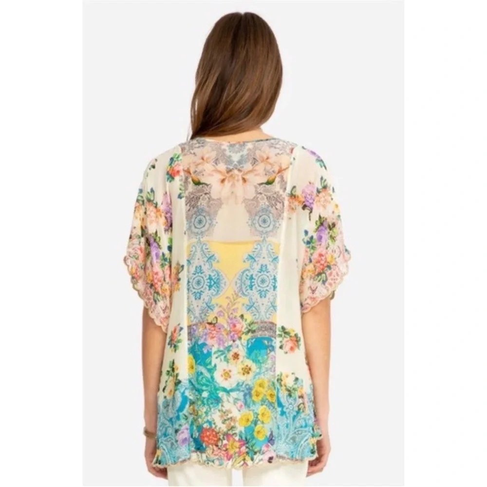 Kibo Floral Tunic Top - Small