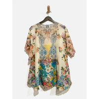 Kibo Floral Tunic Top - Small