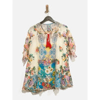 Kibo Floral Tunic Top - Small
