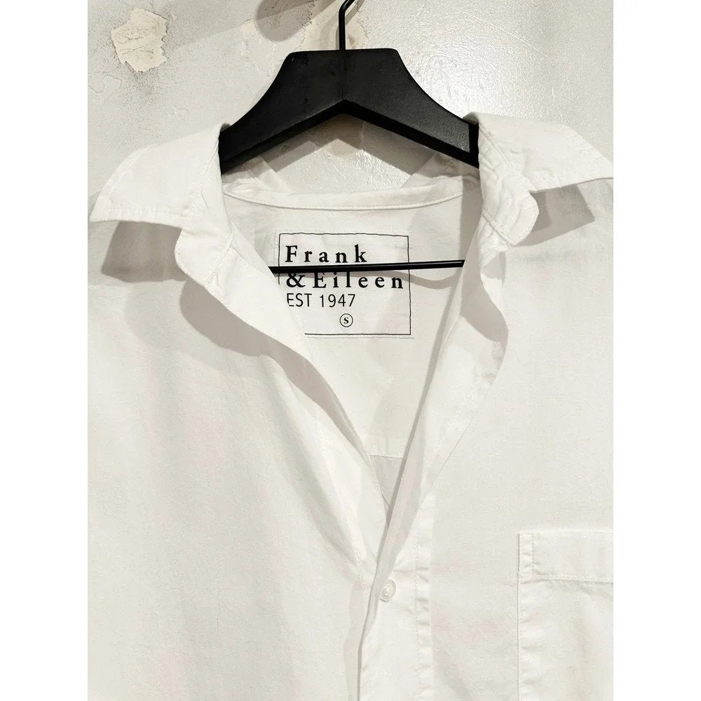 Shirley Oversized Button Up Shirt in White - Small