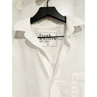 Shirley Oversized Button Up Shirt in White - Small