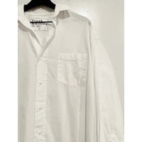Shirley Oversized Button Up Shirt in White - Small