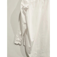 Shirley Oversized Button Up Shirt in White - Small