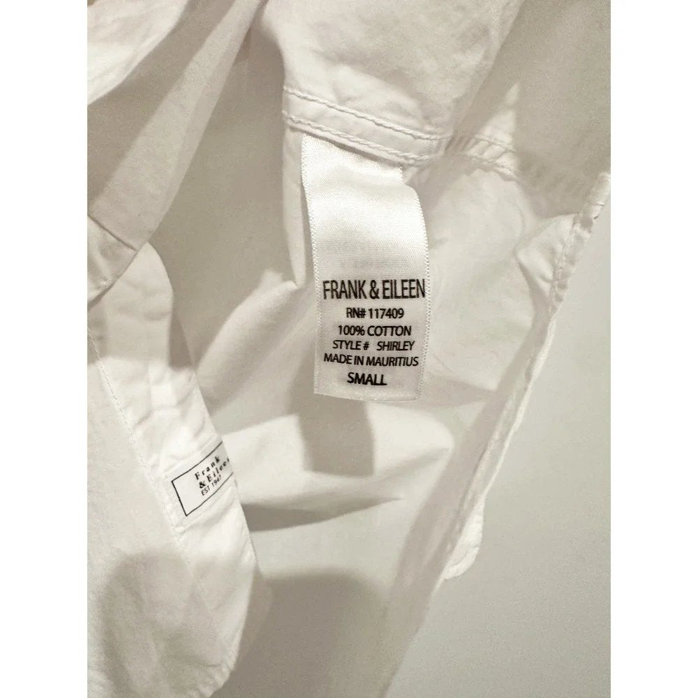 Shirley Oversized Button Up Shirt in White - Small