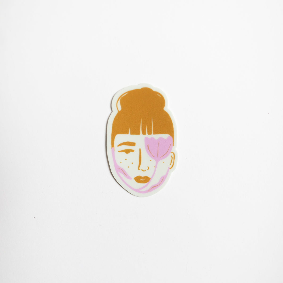 Peeking Poppy Sticker