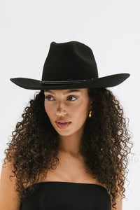 Lane Cowboy Hat in Black