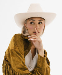 Lane Cowboy Hat in Cream