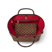 Neverfull MM Tote in Cherry Damier Ebene