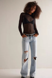 Minding My Business Top in Black
