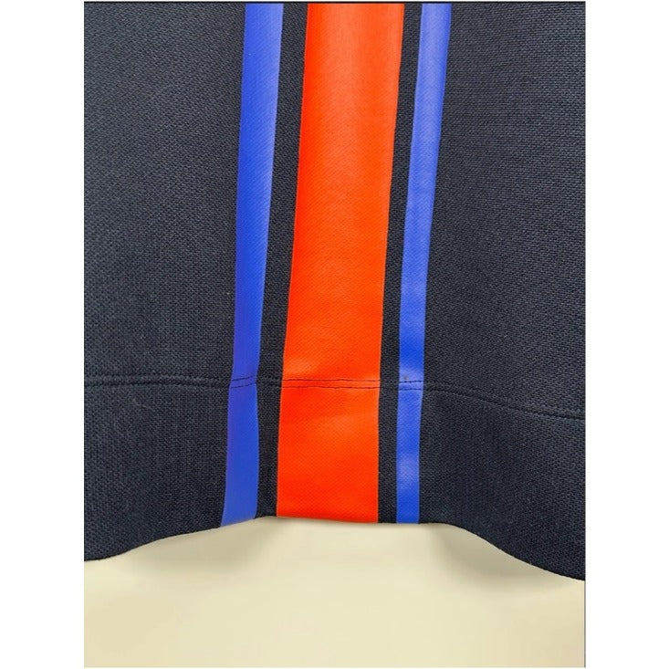 Navy and Red Short Sleeve Top - Small
