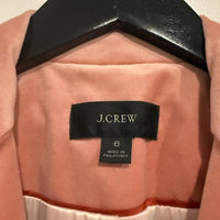 Willa Blazer in Tipped Stretch Velvet in Pink Clay