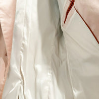 Willa Blazer in Tipped Stretch Velvet in Pink Clay
