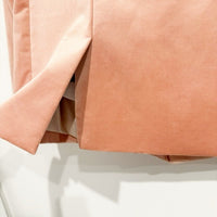 Willa Blazer in Tipped Stretch Velvet in Pink Clay