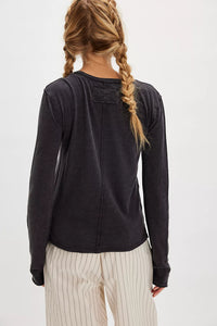 We The Free Nova Long-Sleeve Tee in Black
