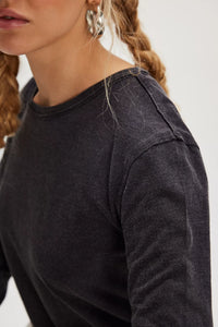 We The Free Nova Long-Sleeve Tee in Black