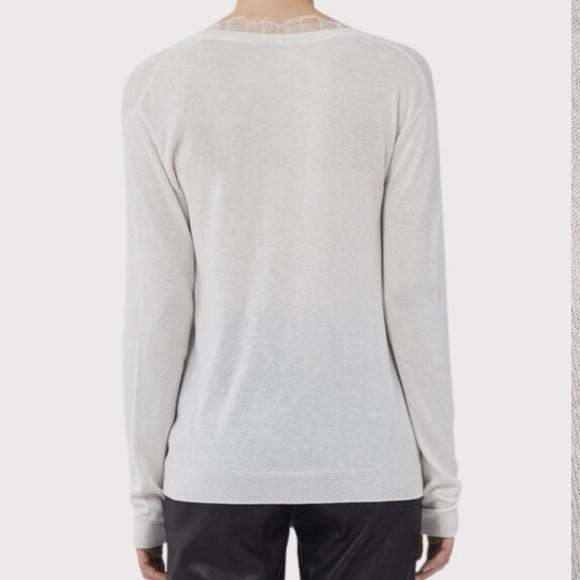 Jayden Sweater in White