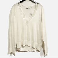 Jayden Sweater in White