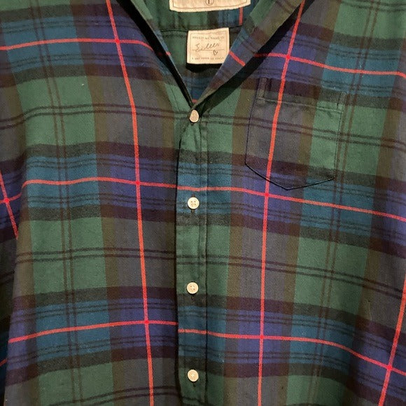Eileen Relaxed Button Up Shirt Size Large