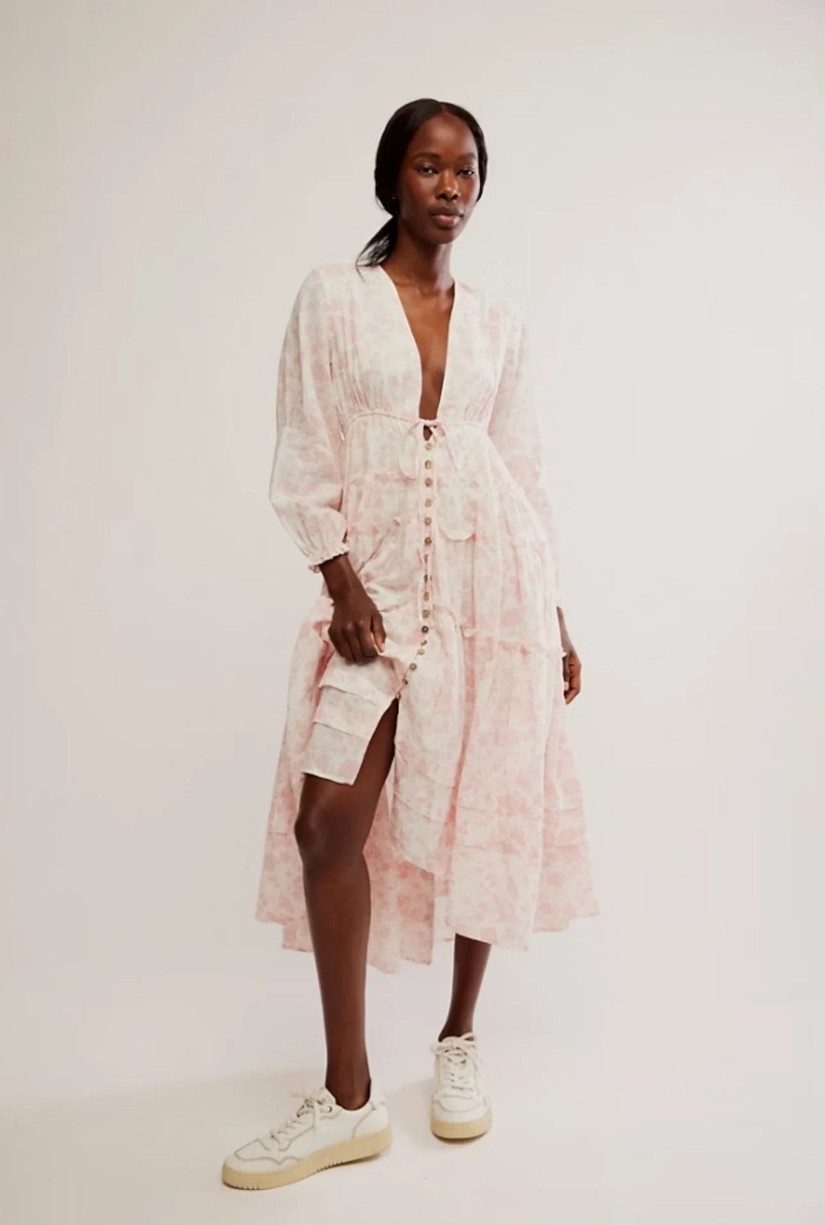 Pappiet Midi Dress in Femme Combo - Large