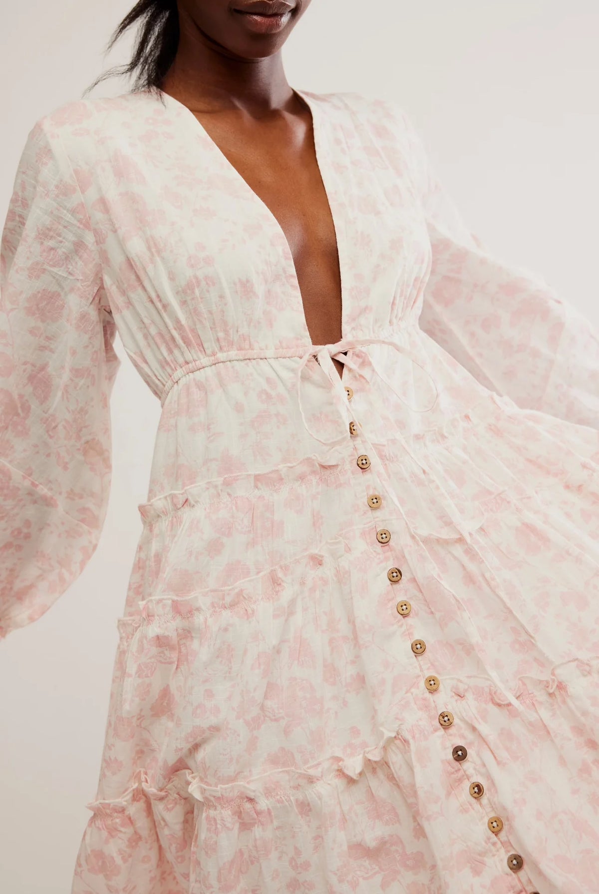 Pappiet Midi Dress in Femme Combo - Large