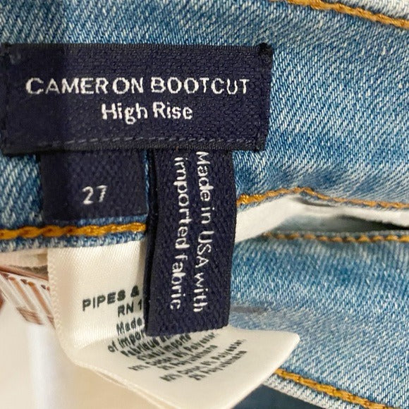 Cameron High Rise Bootcut Jeans in Nova